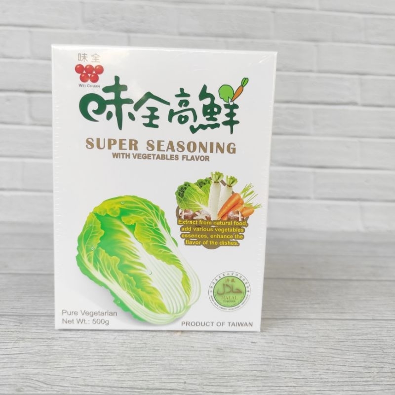 

Wei Chuan / Wei Qian / Chien Kaldu Bumbu Perasa Sayuran 500gr Vegan