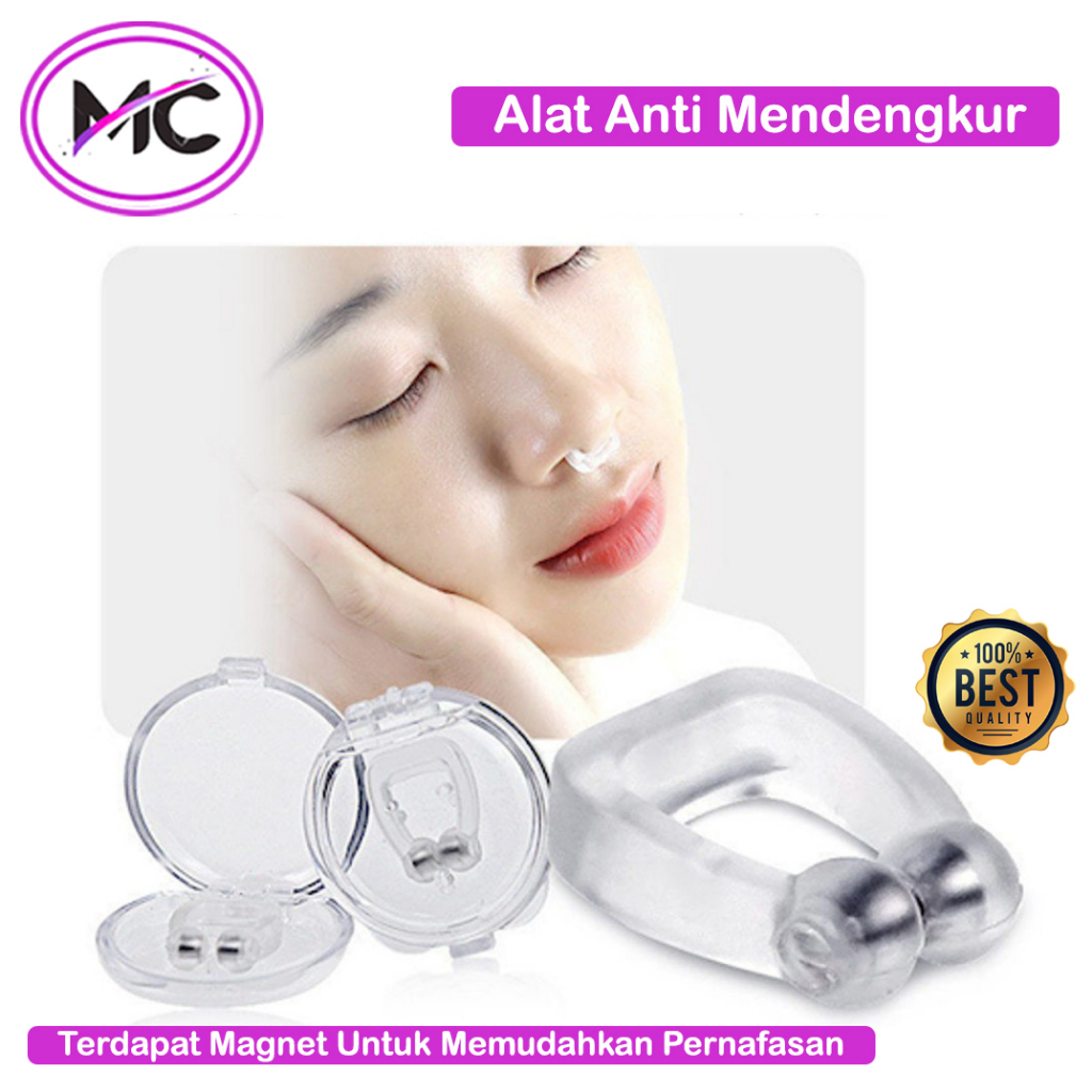 Alat Anti Ngorok Dengkur Magnetic Snore Nose Clip Alat Anti Mendengkur Meningkatkan Tidur