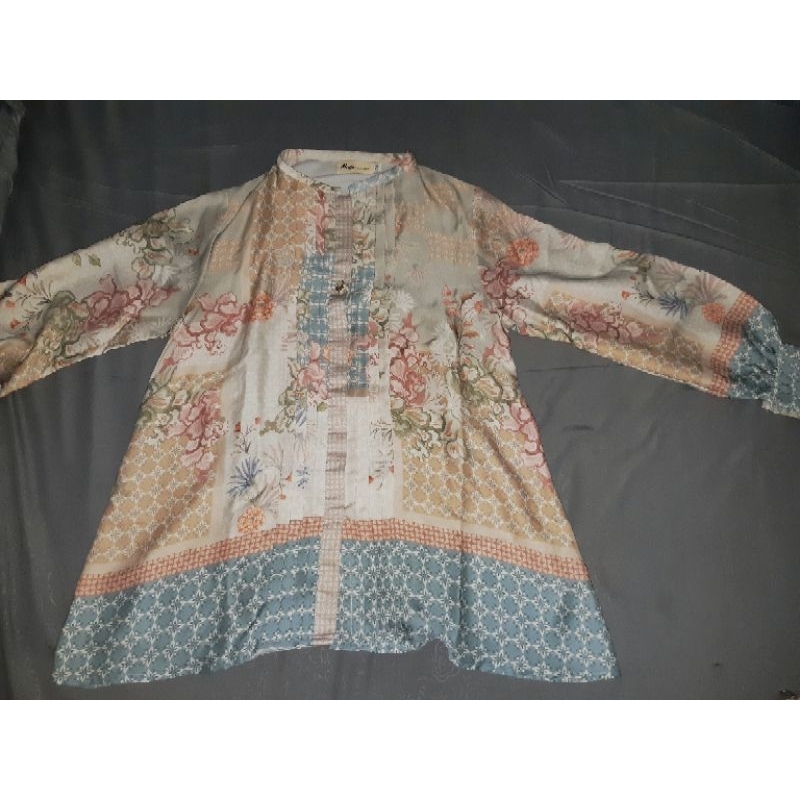 Preloved Muda Etincelle Blouse - Blue, Size M