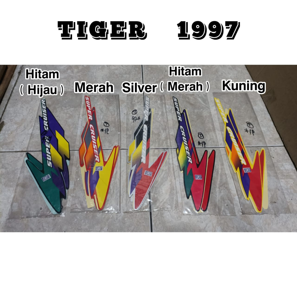 Striping stiker Tiger 1997