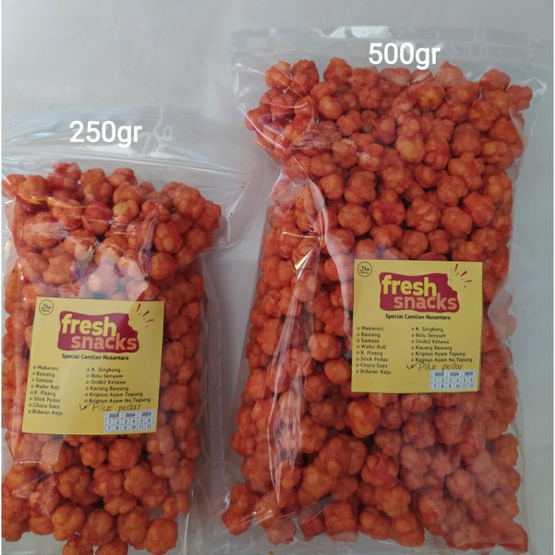 

Pilus Jagung 250gr / Pilus Australi pedas / Pilus Australia Pedes FRESH SNACKS