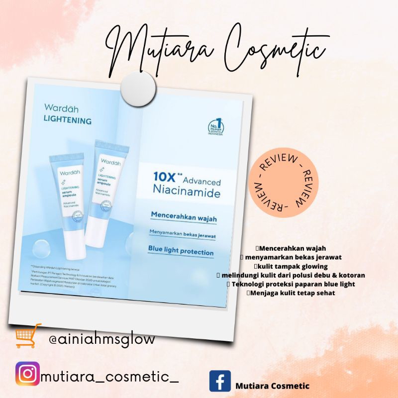 Lightening serum ampoule wardah