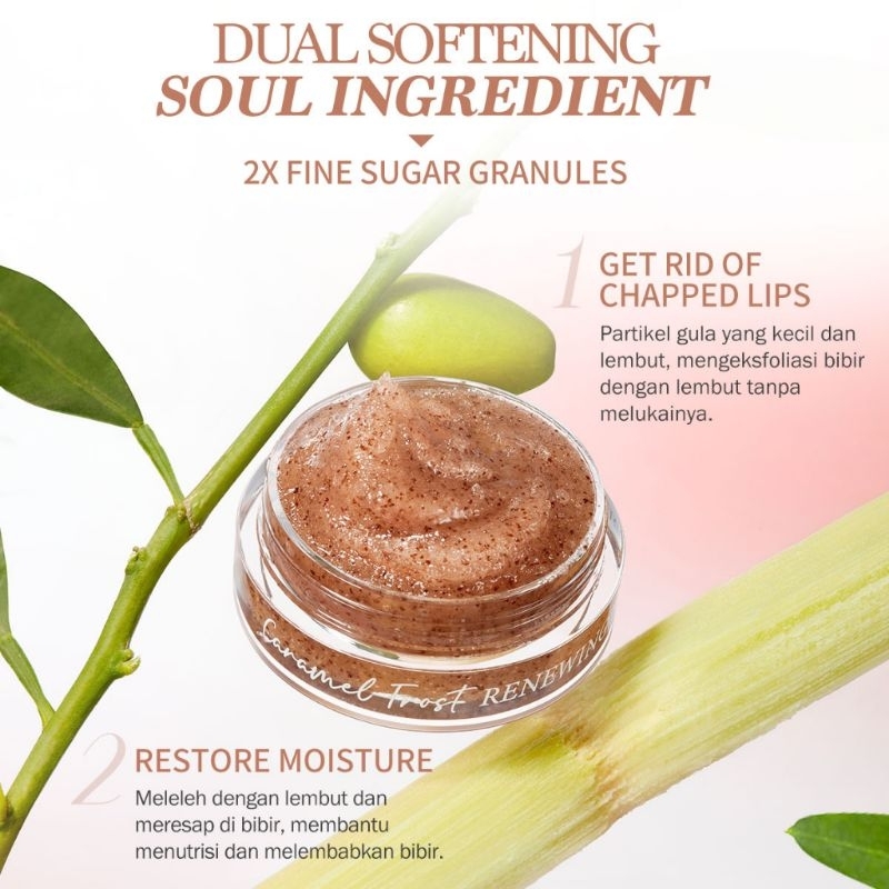 BNB Barenbliss Caramel Frost Renewing Lip Scrub