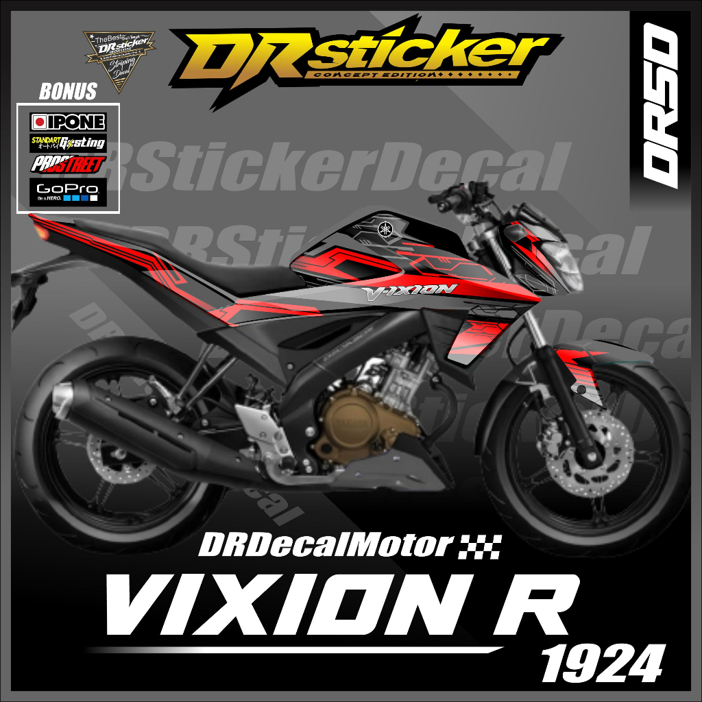 stiker decal custom stiker motor vixion r new decal stiker vixion  stiker stiker motor stiker vixion