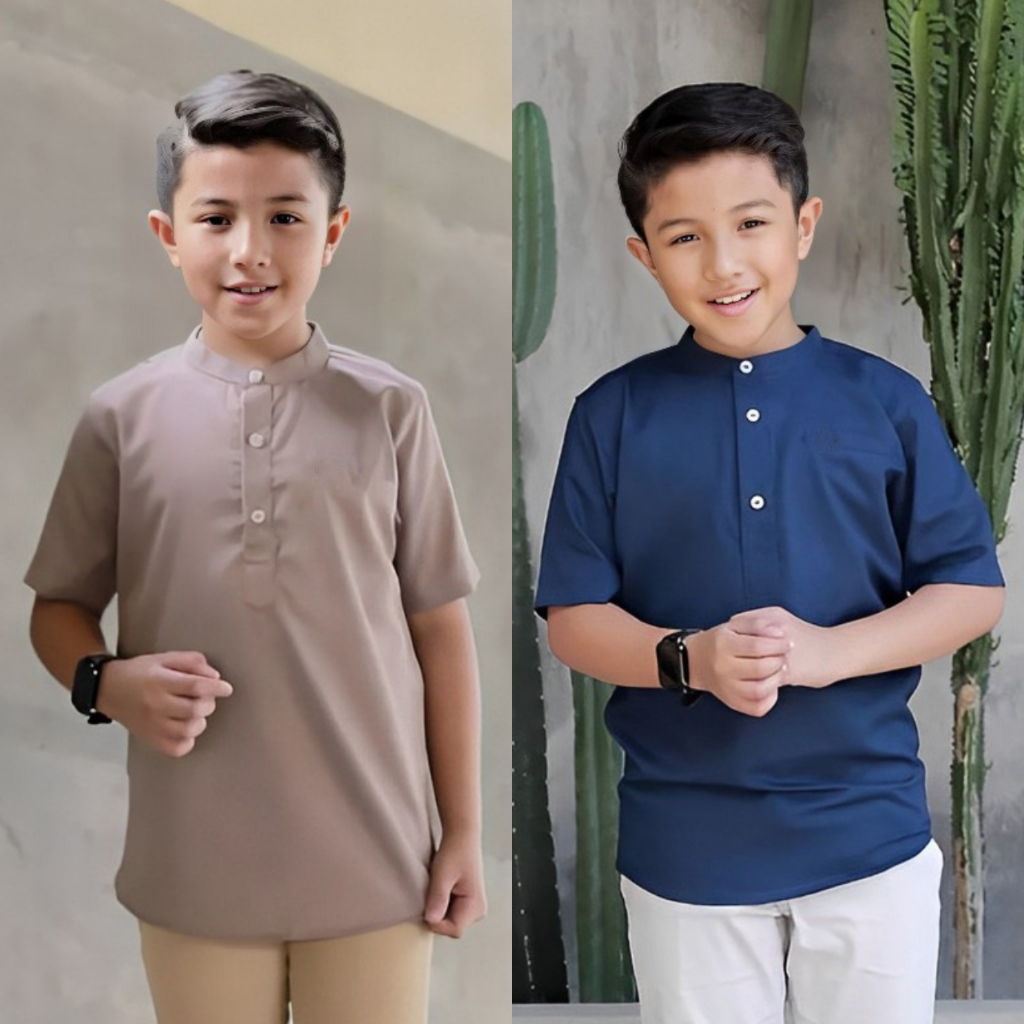 Grosir Baju Koko Anak Setelan Baju dan Celana Umur 1-13 Tahun Bahan Toyobo Premium Adem Dan Lembut