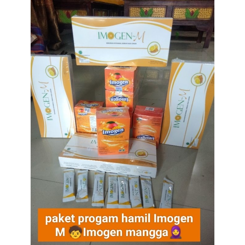 imogen paket program hamil (promil) suami dan istri Imogen M(pria)Imogen mangga (wanita) free ongkir