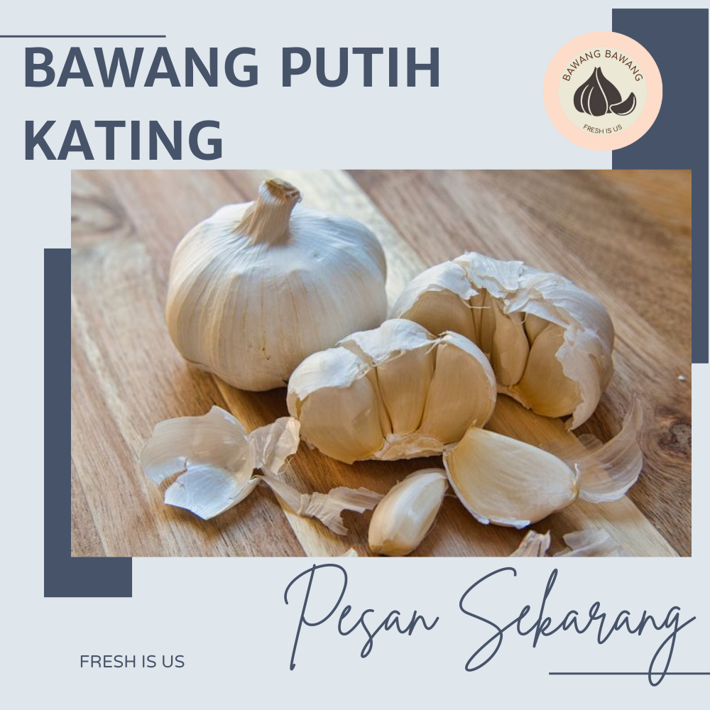Bawang Putih Kating 500 gram Premium (tidak ada yang busuk)