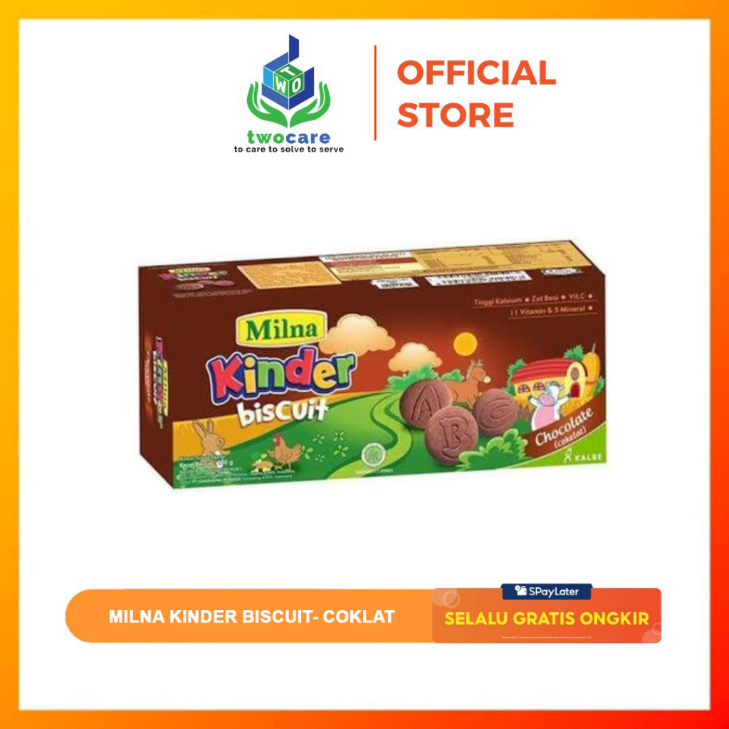 MILNA Kinder Biscuit Cokelat 110Gr