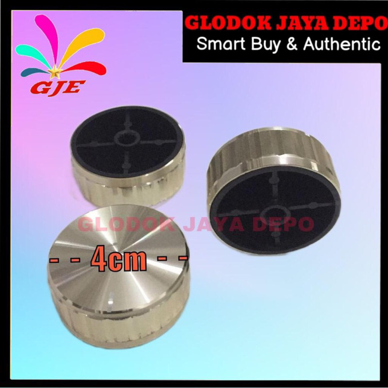 KNOP POTENSIO BESI GOLD TAIWAN 40MM