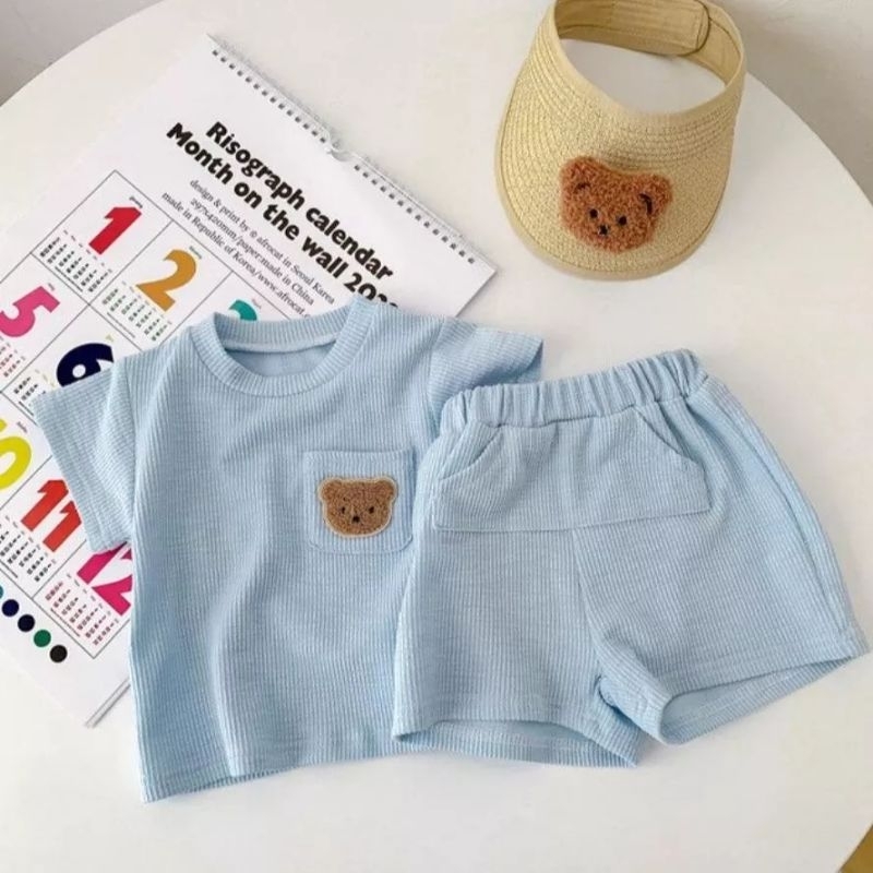 Setelan Anak Bayi Beruang 6-24 Bulan