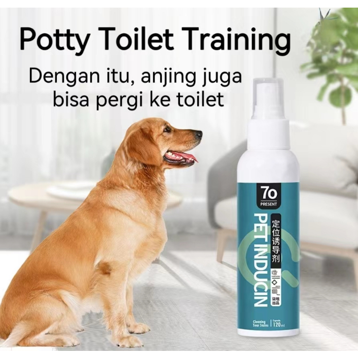 Spray Melatih Pipis dan Pup Anjing   /Pet Dog Potty Toilet Training