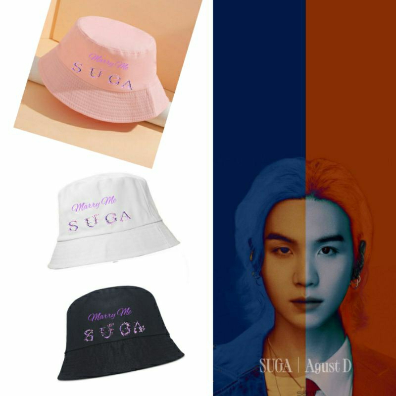 TOPI KONSER SUGA  / TOPI AGUST D TOUR / KONSER SUGA/BTS/MIN YOONGI/OUTFIT KONSER/D-DAY/KONSER/BANGTA