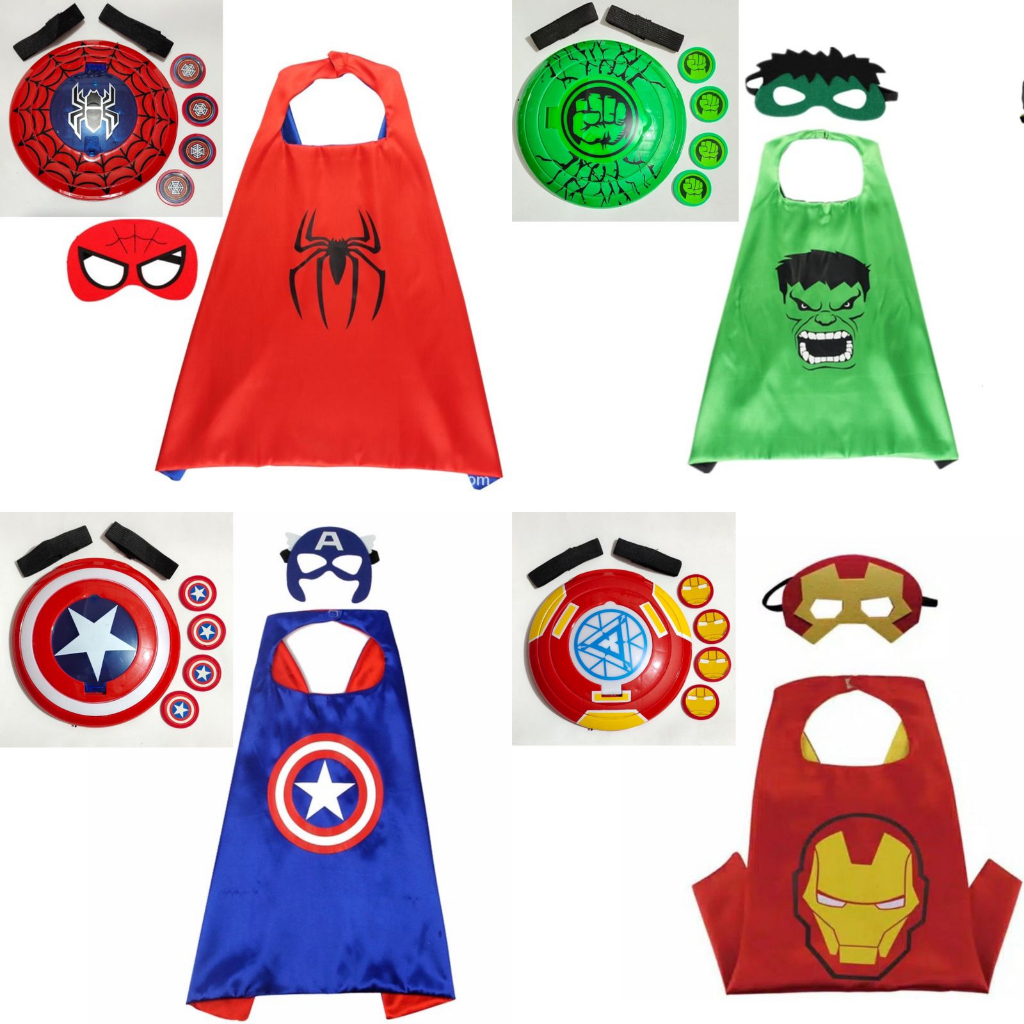 Jubah Superhero Import Baju Jubah Cosplay Karakter Anak Laki-Laki
