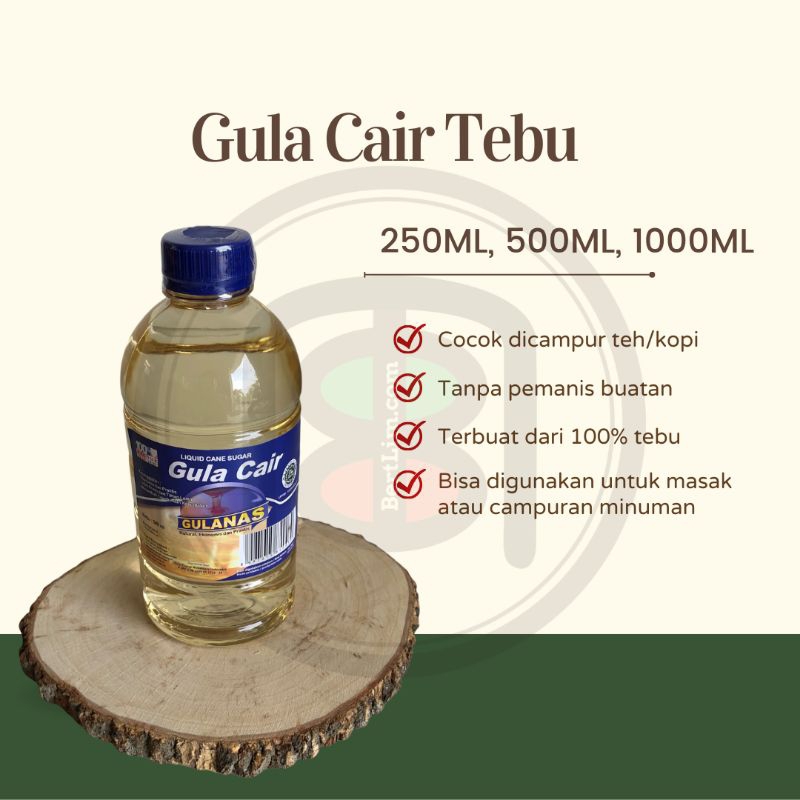 

Gula Cair Tebu Gulanas Kemasan Literan