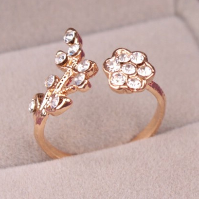 CINCIN MOTIF BUNGA DAISY HIAS MUTIARA