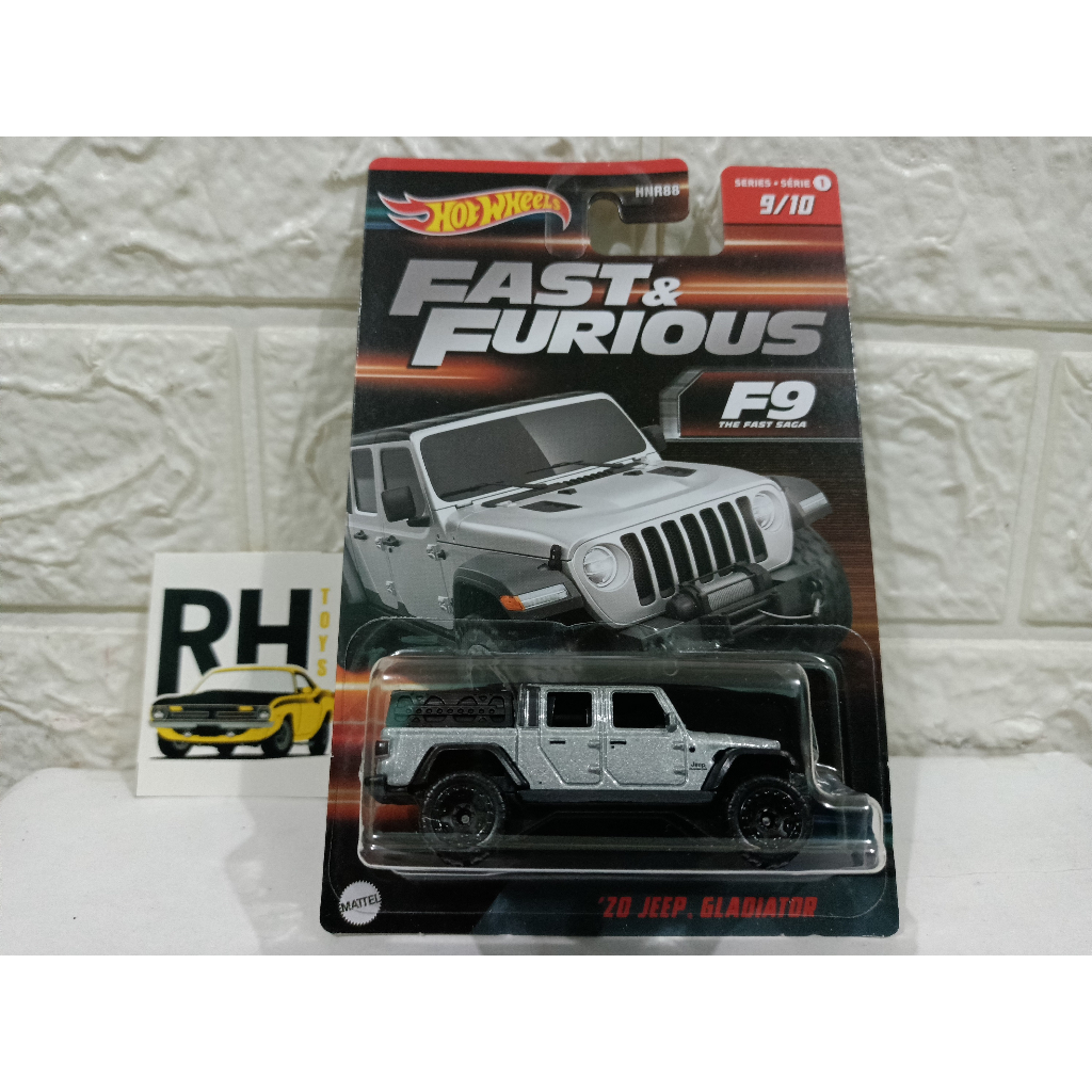 Hot Wheels 20 Jeep Gladiator Fast and Furious series wave