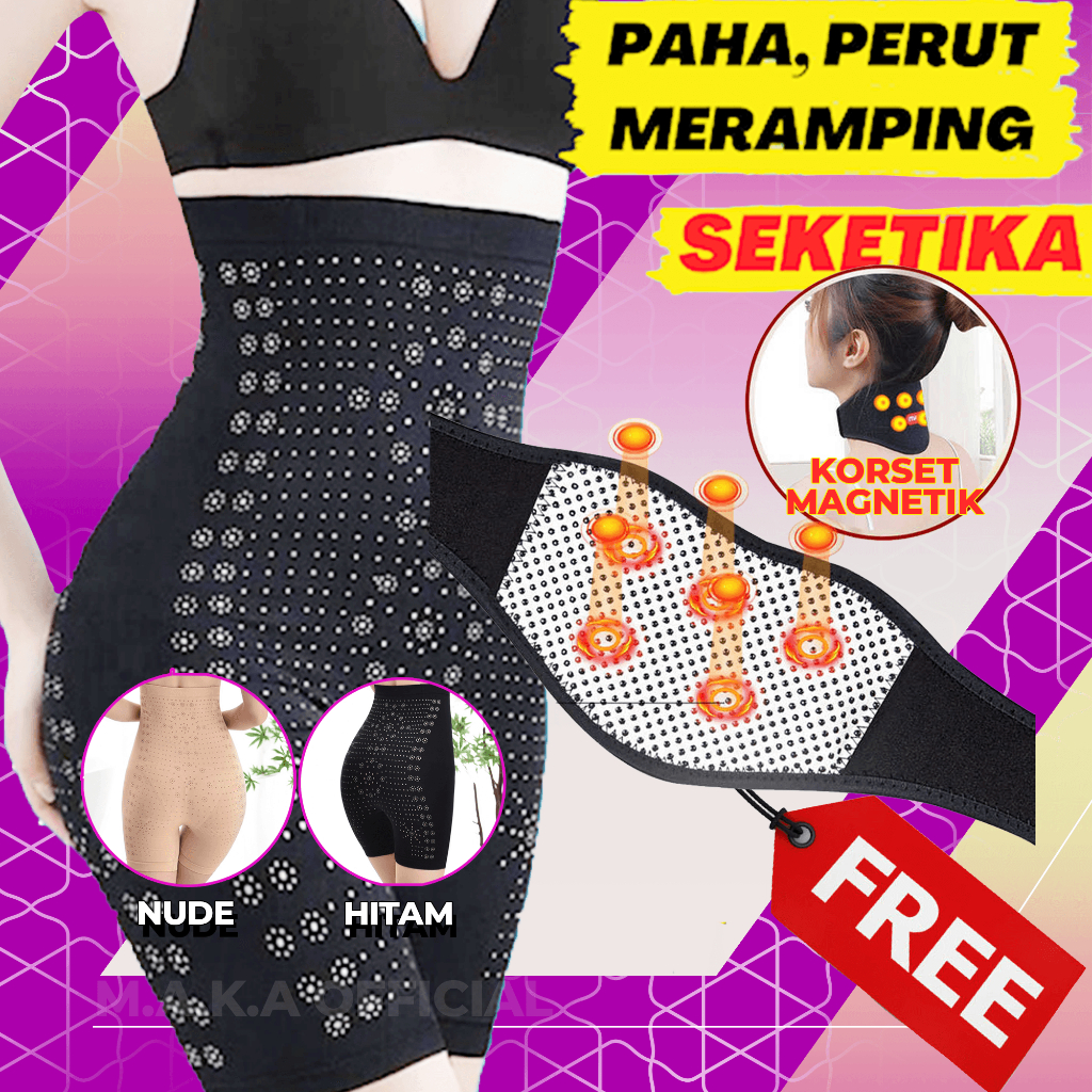 Korset pinggul melahirkan kesehatan pelangsing perut buncit jumbo wanita pinggang saraf kejepit tera