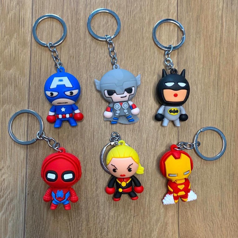 GANTUNGAN KUNCI KARTUN MARVEL GANTUNGAN KUNCI AVENGERS GANTUNGAN KUNCI SUPERHERO LUCU UNIK