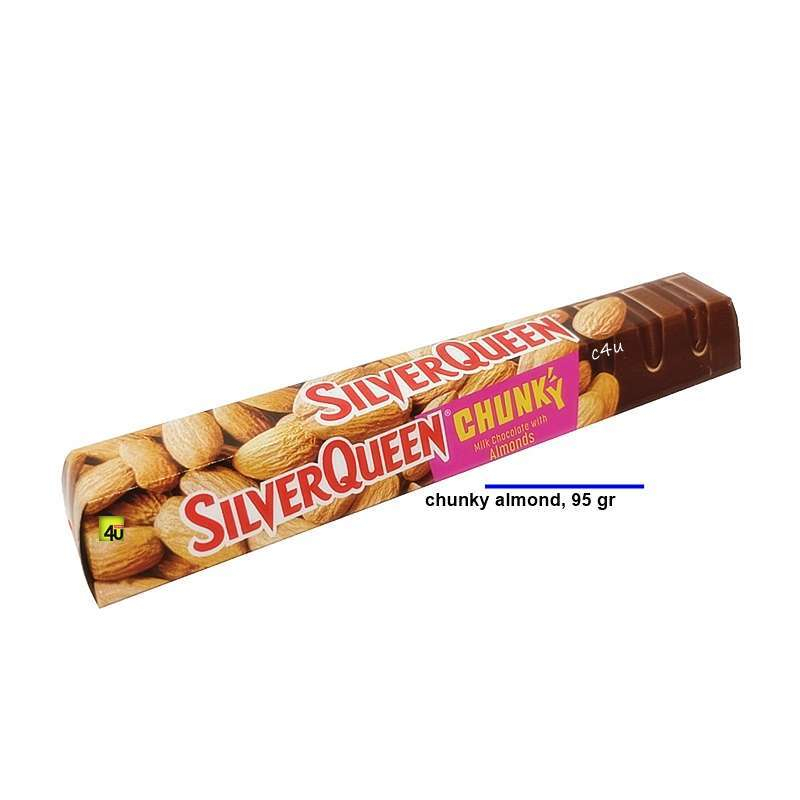 

SILVERQUEEN CHUNKY CASHEWS / ALMONDS 95GR