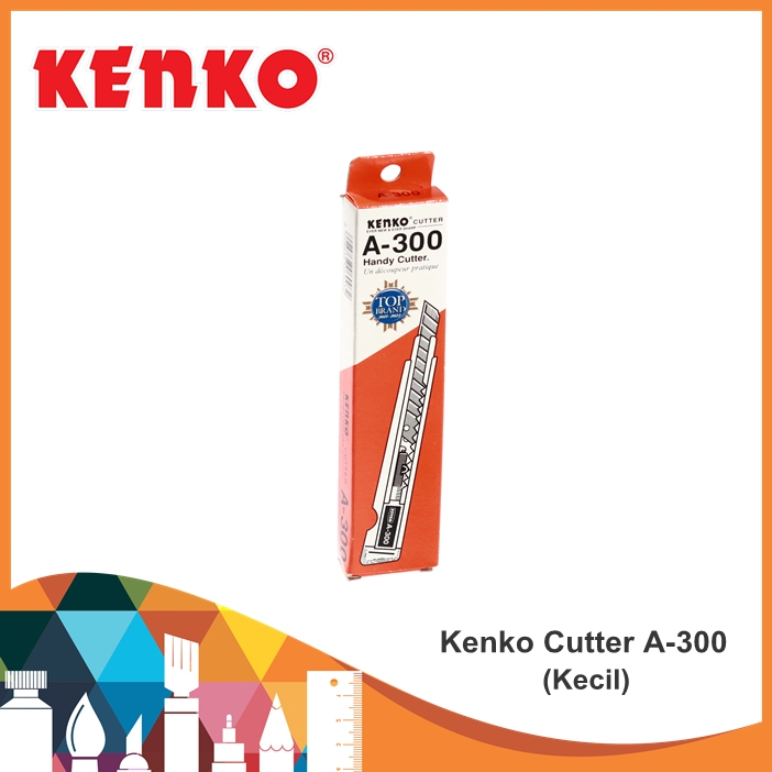 

Kenko Cutter A-300 (kecil) / Cutter / Pisau Cutter / Cutter A-300