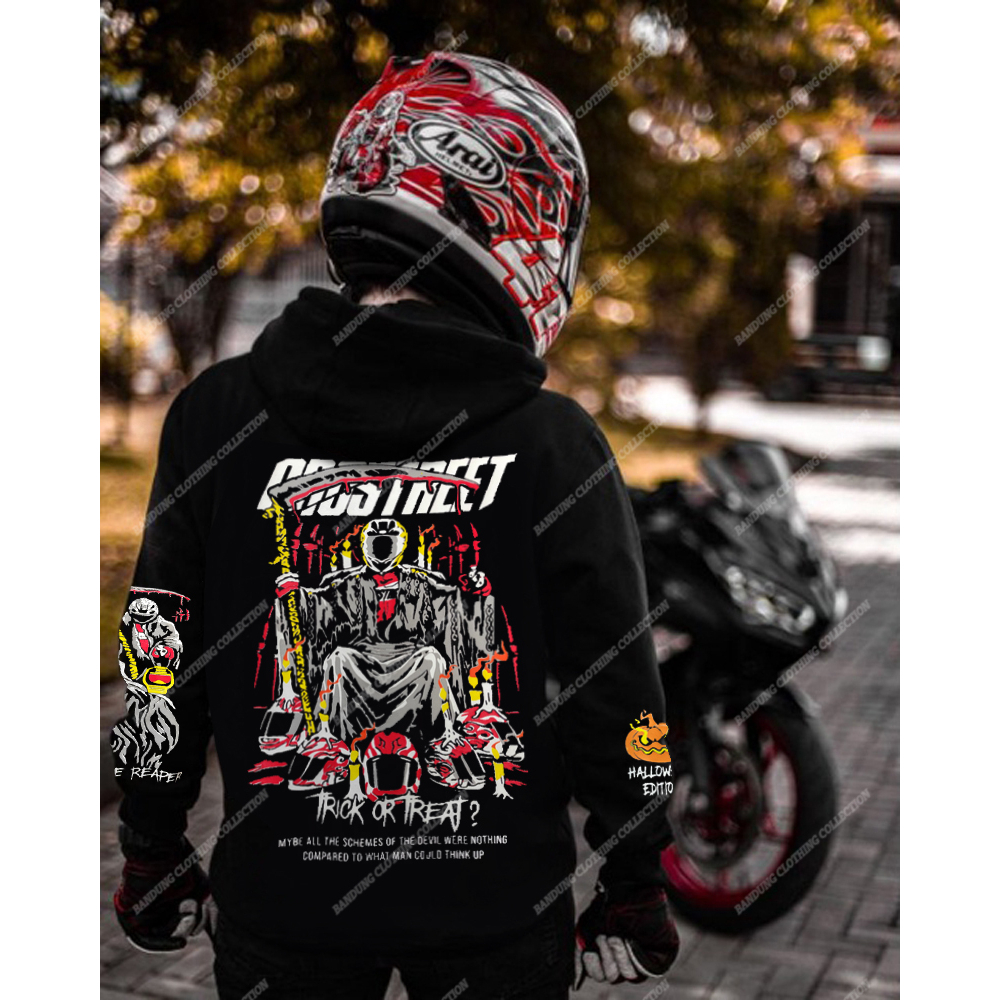 HOODIE PROSTEET HALLOWEEN// PROSTREET PRIA WANITA//JAKET RACING//HOODIE SUNMORI KEKINIAN 2023