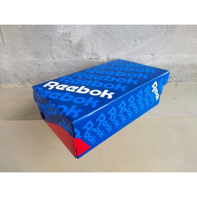 KARDUS SEPATU REEBOK BLUE  DUPLEX GLOSSY