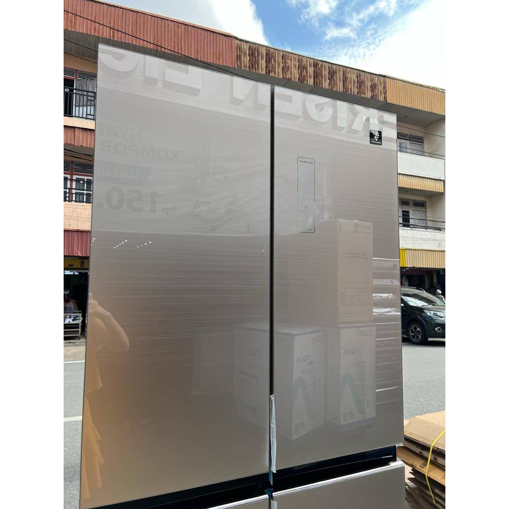 SHARP SJ-IF51PG-CG KULKAS 4 PINTU INVERTER GLASS DOOR