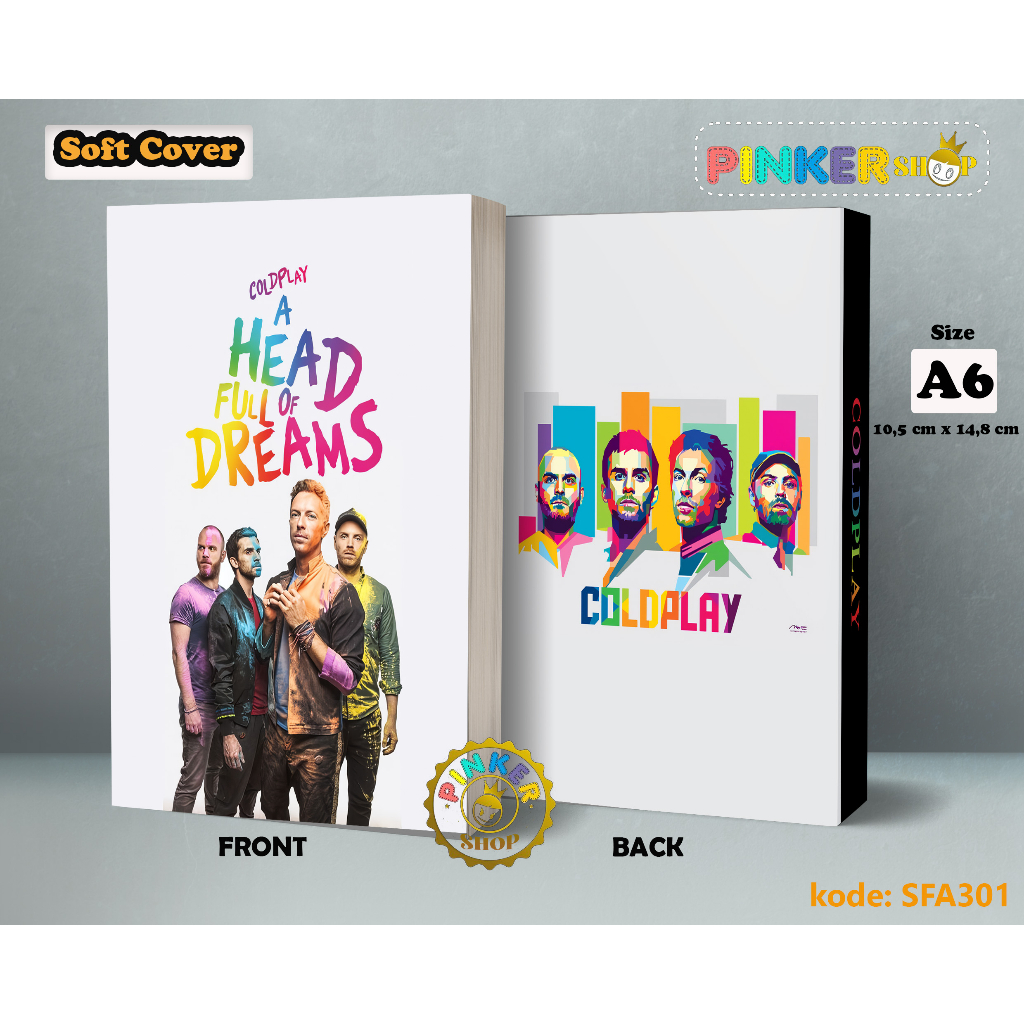 

(SFA301) Pocket Note Musik The Beatles Softcover A6/A5 Buku Tulis catatan Notes Agenda Planner Jurnal