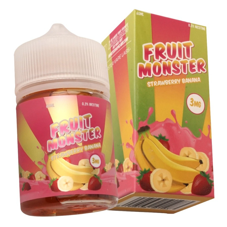 Fruit Monster Strawberry Banana 60ML by CreativLab'z