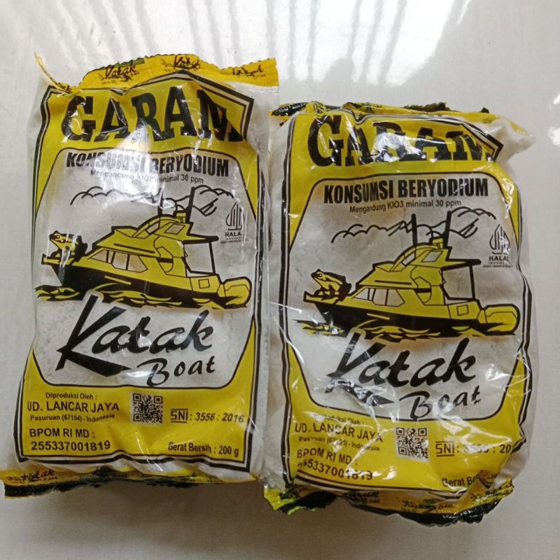 

garam meja beryodium cap karak boat 200gr murah