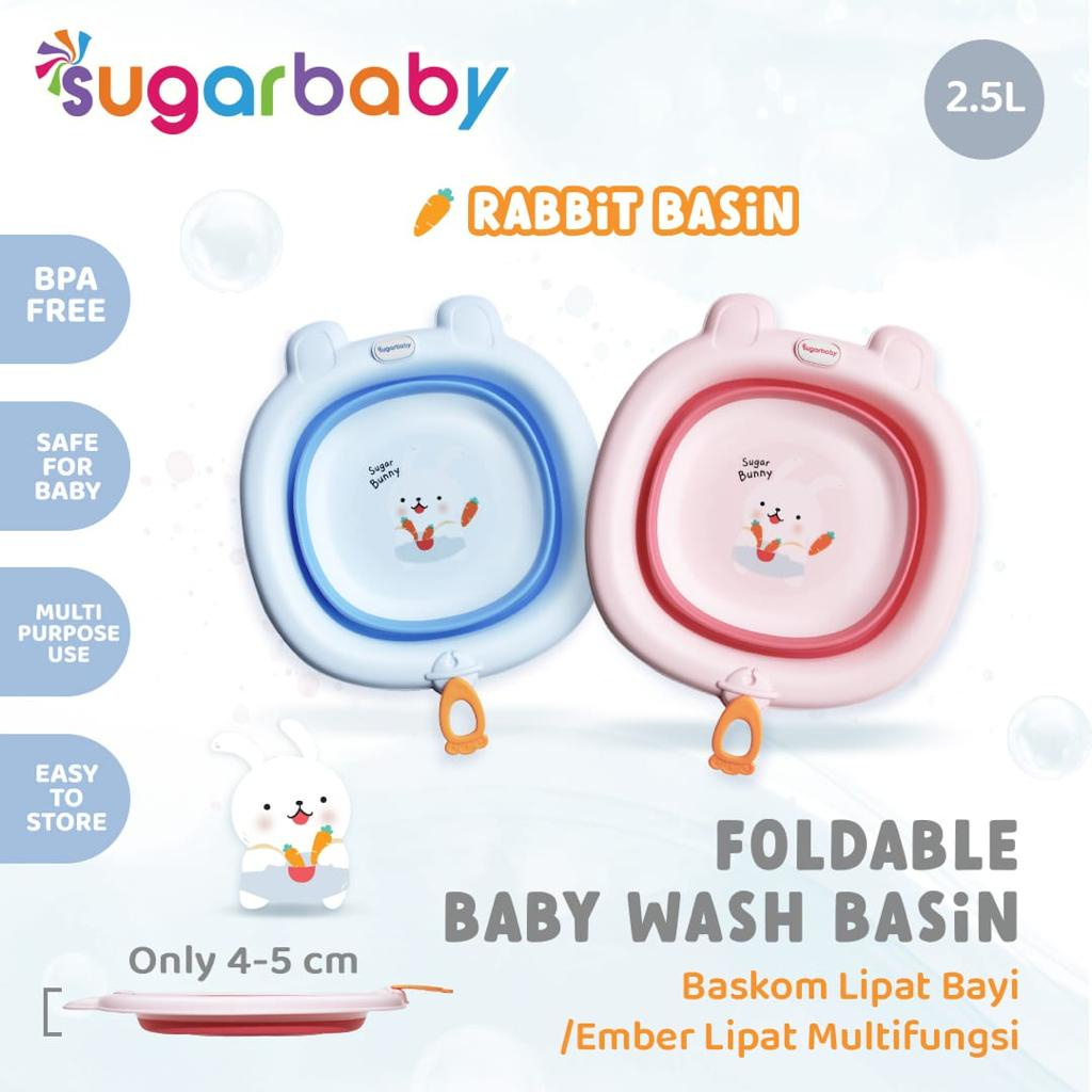 SUGAR BABY Baskom Lipat | Foldable Basin | Ember Lipat Multi Fungsi SugarBaby