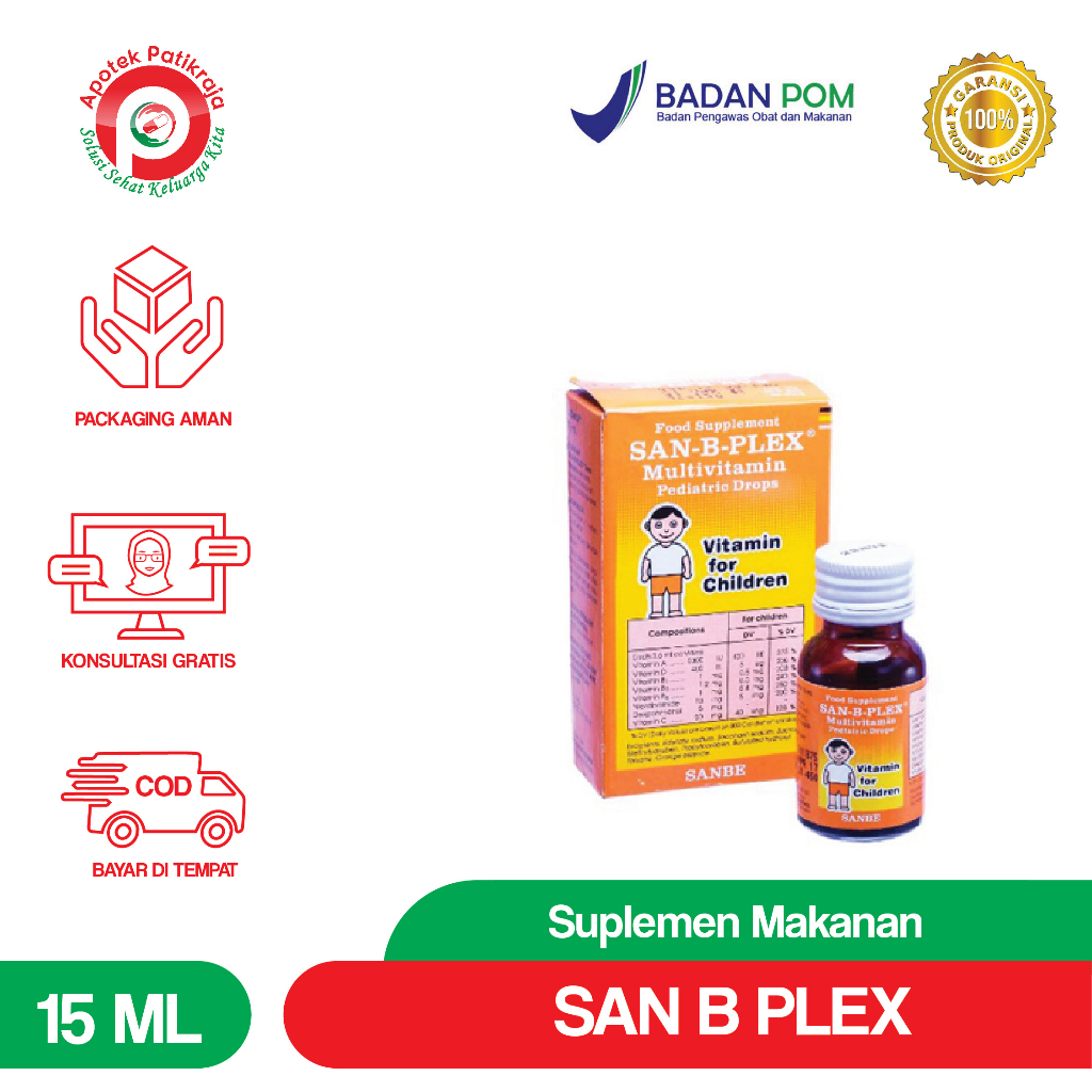 SAN-B-PLEX DROPS 15ML
