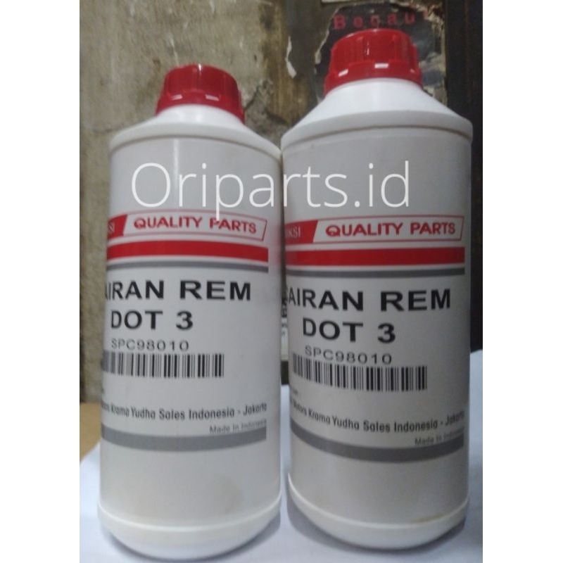Minyak Rem Break Fluid DOT 3 1 Liter 100% ORIGINAL Tiga Berlian