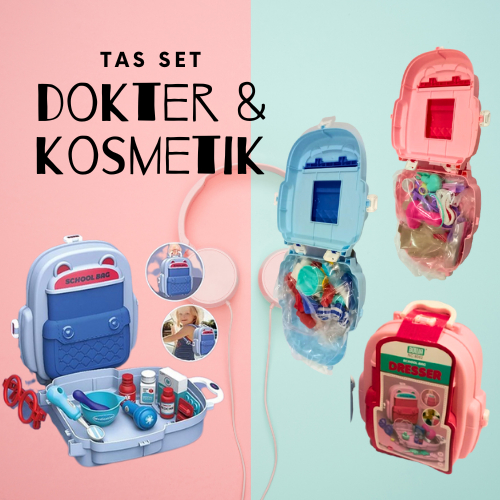 MAINAN ANAK BAG SCHOOL SET DOCTOR/BEAUTY