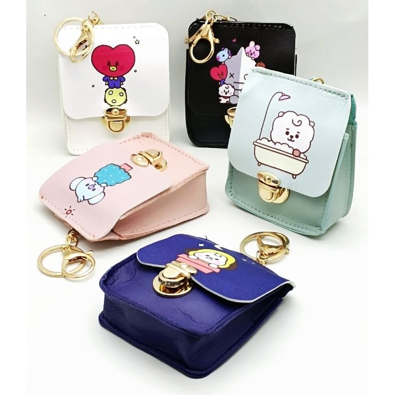 Dompet Koin Bt21 Gantungan Tas Bt21 Gantungan Kunci Bts Aksesoris Bt21