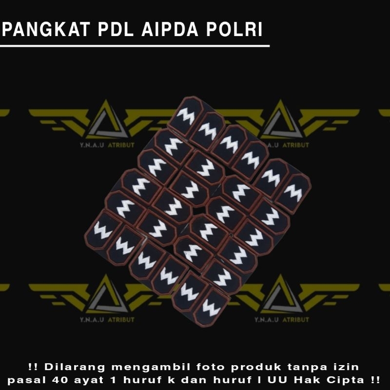 ATRIBUT POLISI / PANGKAT PDL AIPDA / AIPTU POLRI EXCLUSIVE