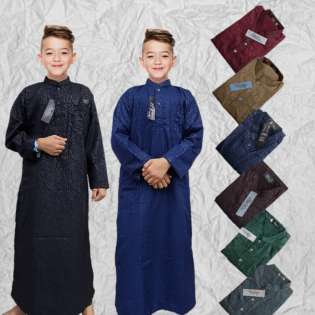 GAMIS EMBOS ANAK JUBAH ANAK LAKI LAKI EMBOS PREMIUM TRENDY