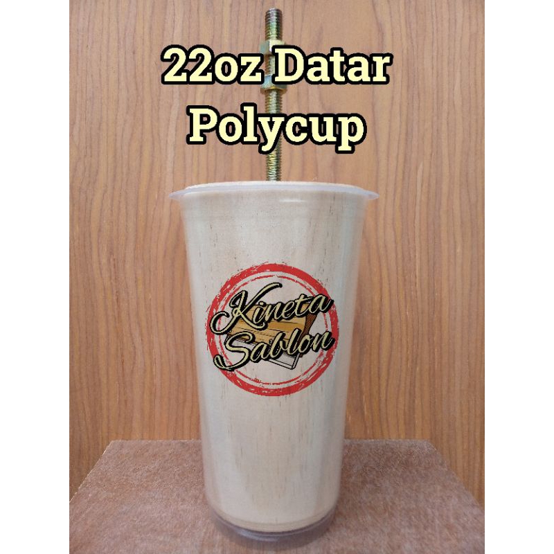 Moulding gelas cup uk 22oz merk Polycup