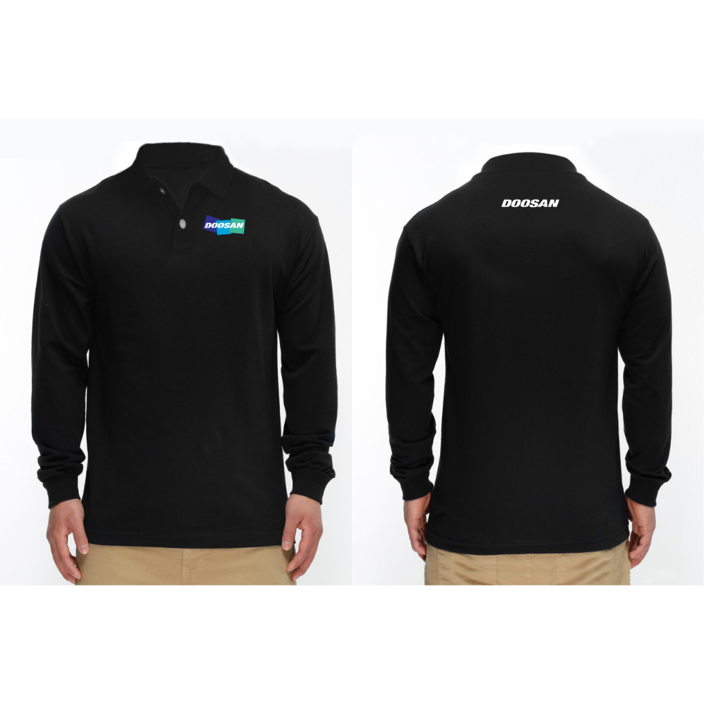 T-SHIRT KAOS LENGAN PANJANG BERKERAH DOOSAN