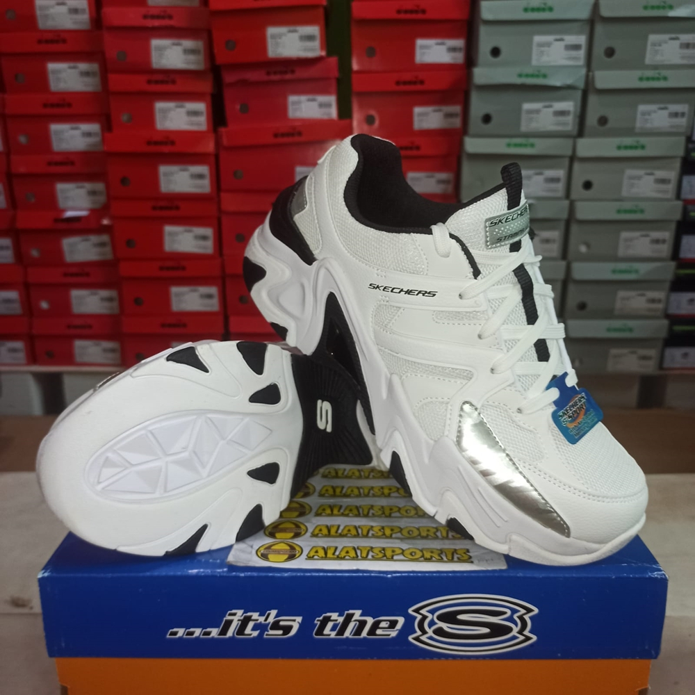 Skechers Stamina V3 894087-WBK Sepatu Sneaker Running Pria ORIGINAL