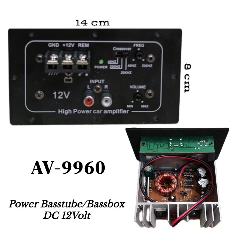 power subwoofer basstube aktif car