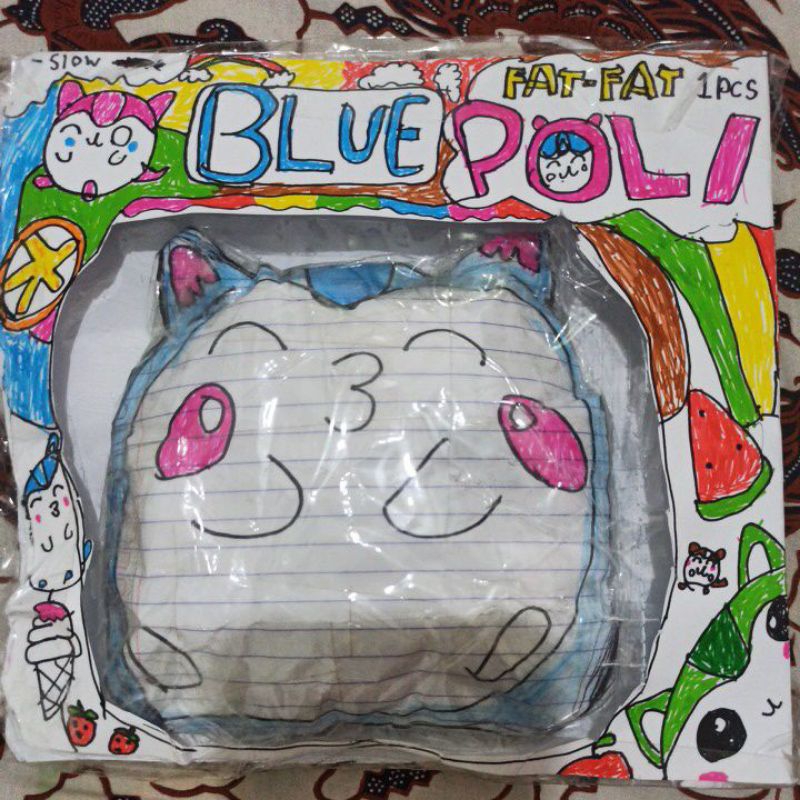 Homemade paper squishy Fat Fat poli