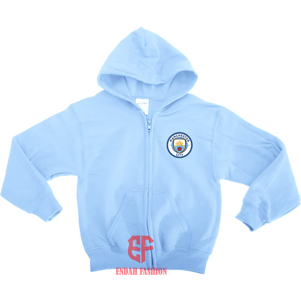 JAKET ZIPPER ANAK MANCHESTER CITY