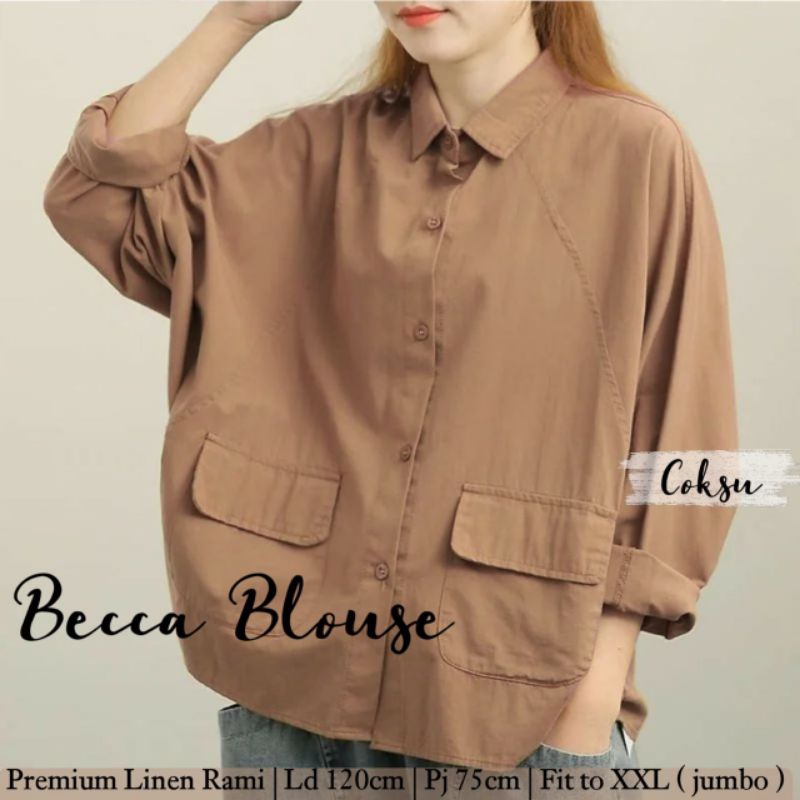 BECCA BLOUSE WANITA TERBARU