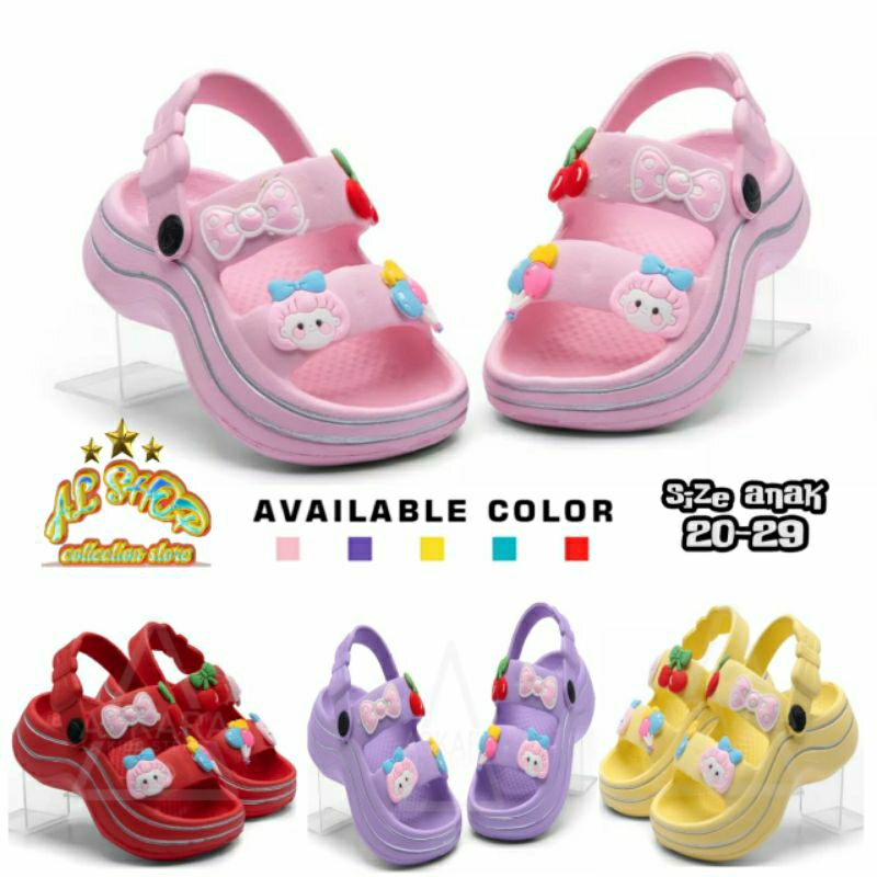 Sandal FUJI Slop Anak Perempuan Ukuran 20-29 / Sandal Anak