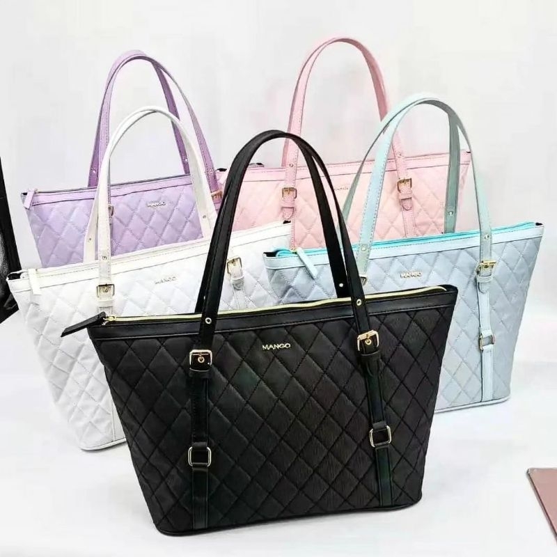 MNGO Quilted Tote Bag