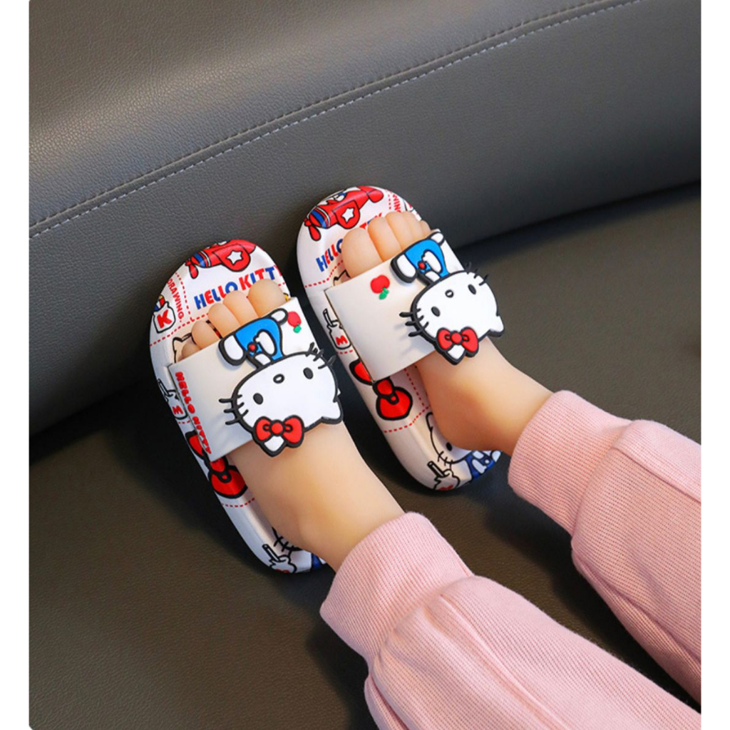 SANDAL SELOP RUMAH KUROMI CINNAMOROLL MELODY HELLO KITTY SEPATU KAMAR SANDAL KARET