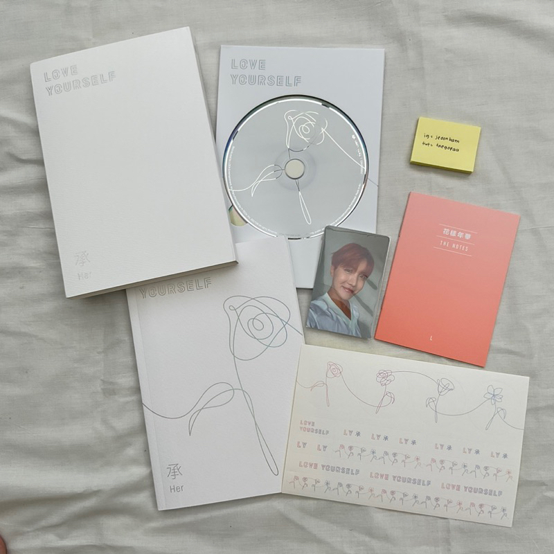 BTS OFFICIAL ALBUM LOVE YOURSELF HER VERSION L / jimin jungkook jin taehyung jhope suga yoongi hoseo