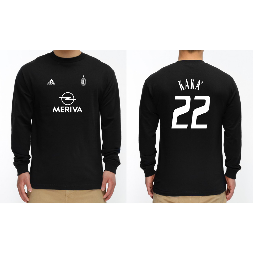 T-SHIRT KAOS AC MILAN RICARDO KAKA LENGAN PANJANG