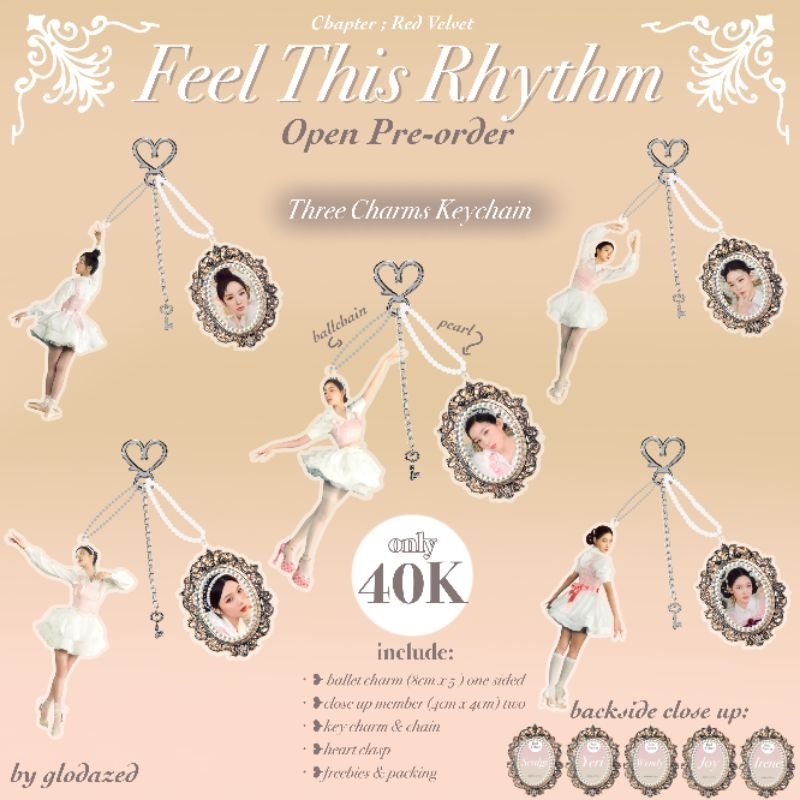 Keychain Red Velvet FEEL THIS RHYTHM